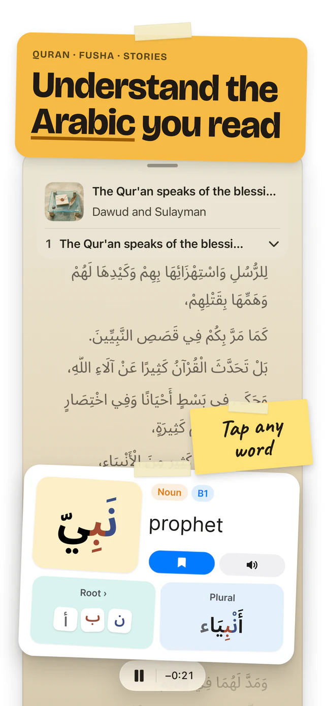 Understand the Arabic you read