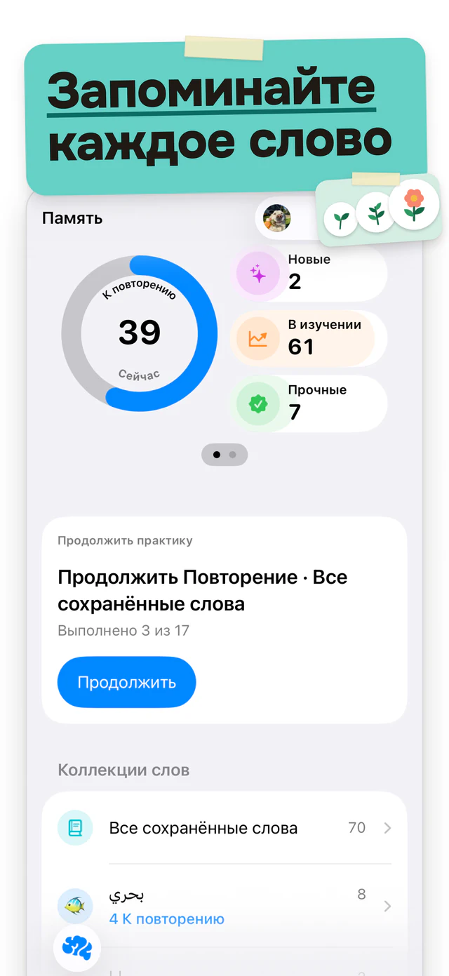 Запоминайте каждое слово